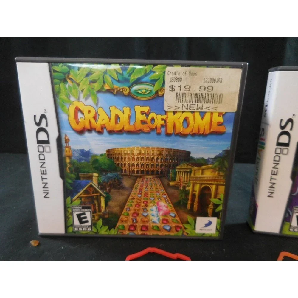 Nintendo DS Silly Bandz Action Game + Cradle of‎ Rome Game Tested Work